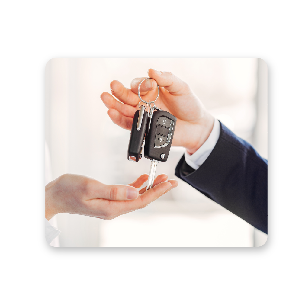 Entrega de llaves de auto